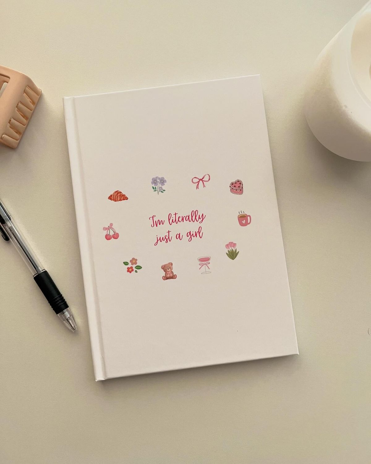 I'm literally just a girl - Lined Journal